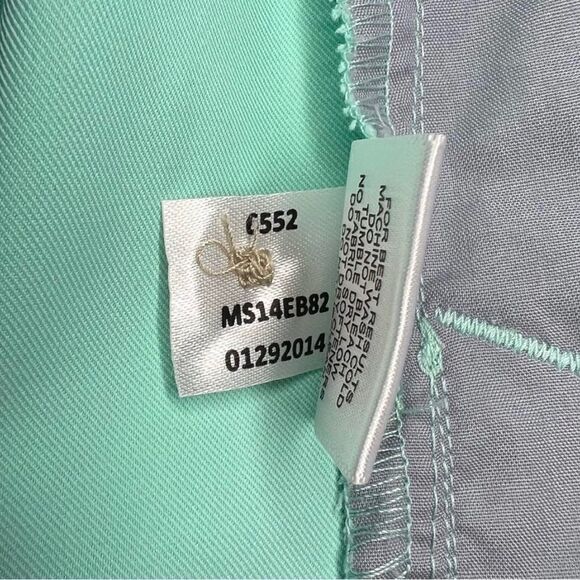 Peter Millar Crown Men's Salem Performance Short Aqua Green Size 36 - Picture 7 of 7